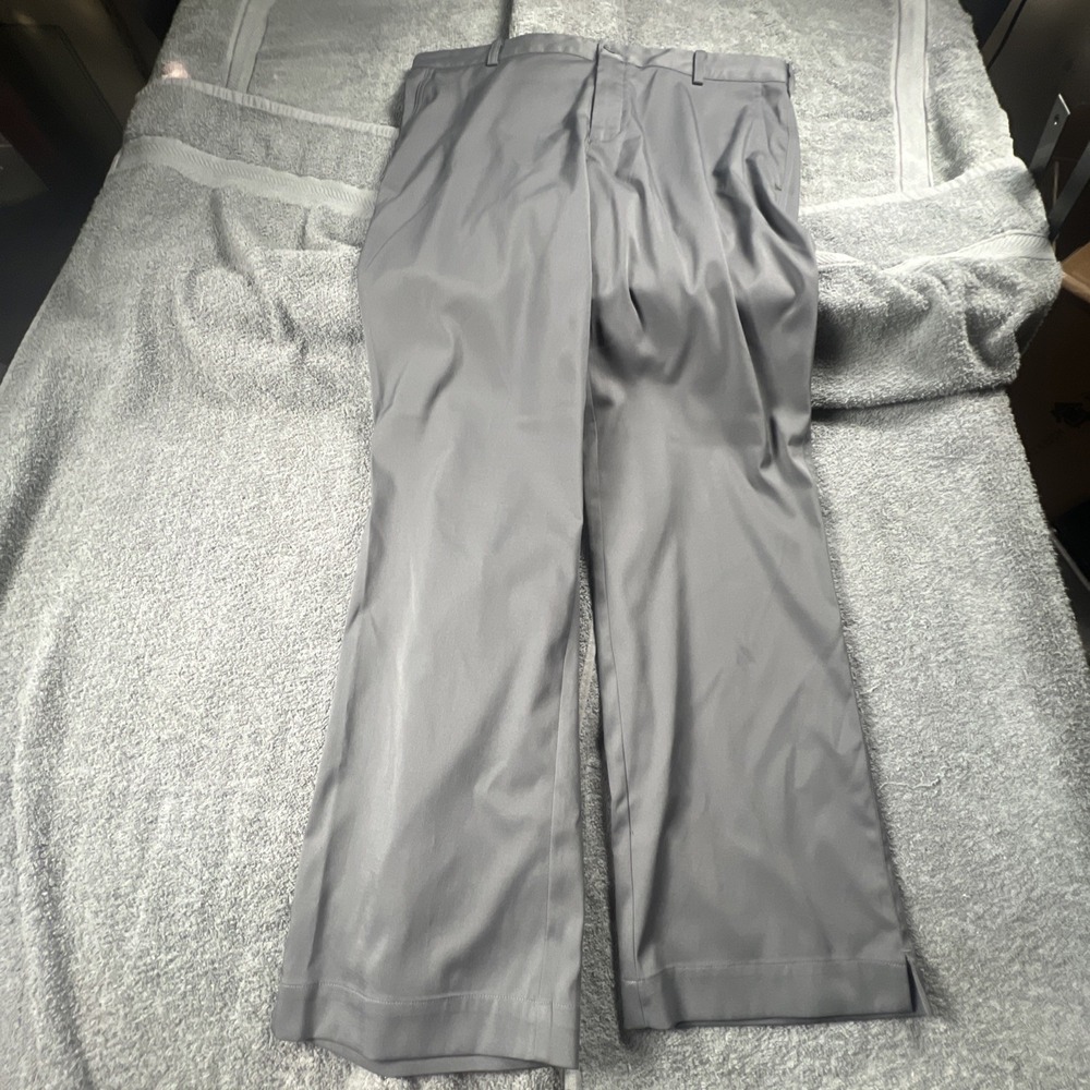 Nike Golf Dri-FIT Pants Mens 36x30 Dark Gray  Flat Front Performance Chino‎